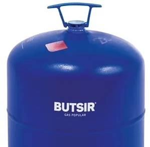 Bombona de camping-gas de la camper Alquicamper · única fuente de gas
