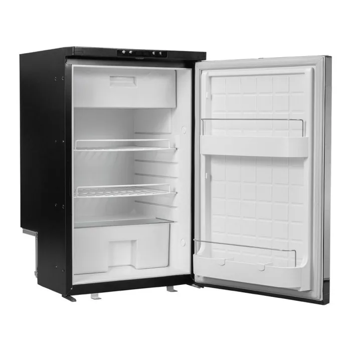 Nevera eléctrica de la camper Alquicamper alimentada por la batería auxiliar Lifepo4