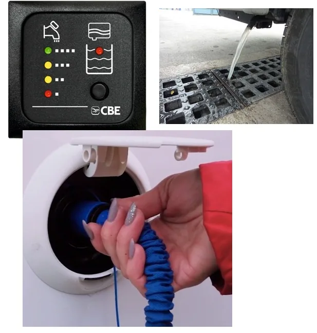 Vaciado de aguas grises de una camper · manual completo de uso de la camper Alquicamper