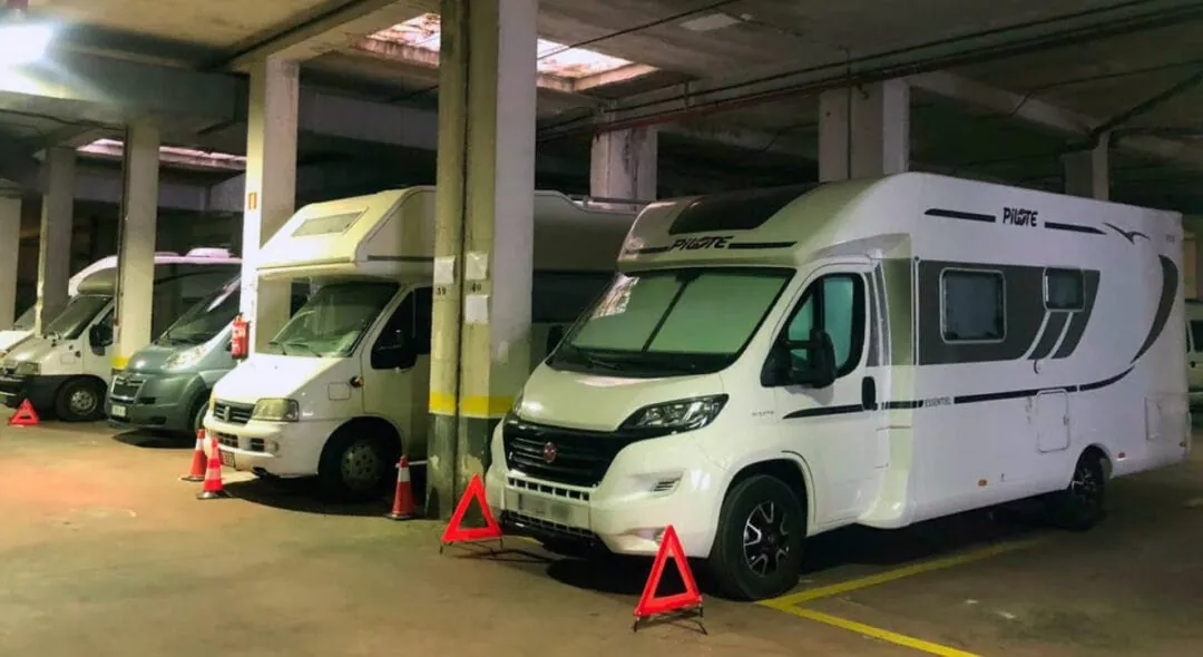 Área de autocaravanas de San Sebastián de los Reyes · pernocta en camper al norte de Madrid